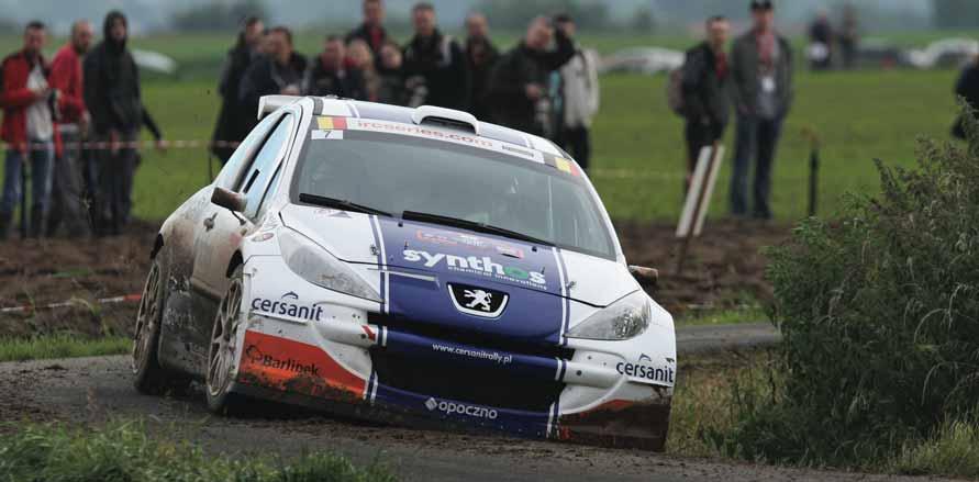 time in 2012 with Melissa Debackere second and Davy Vanneste third. Arzeno led until he inadvertently drove into a ditch following a spin on SS5.