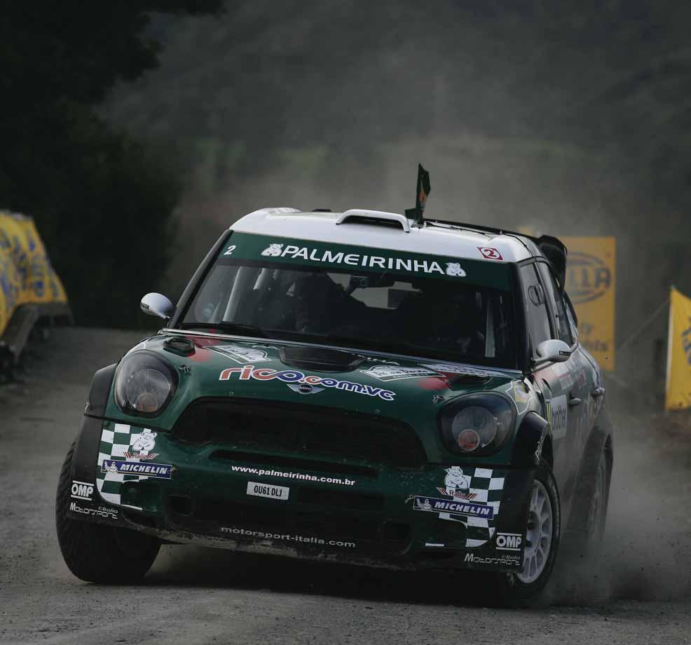 Paulo had a great day enjoying the challenging northern stages. We trimmed the MINI s height slightly for the second pass through Mitatai Girl School 2 (SS15) and only effected routine maintenance.