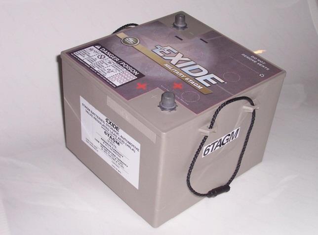 6TAGM Battery Design These batteries are 6TAGM (VRLA) lead acid