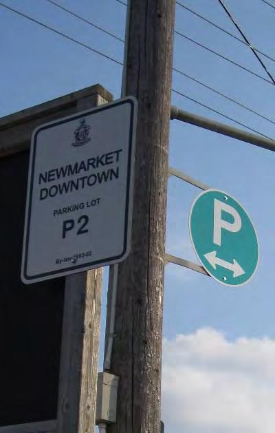 2 Existing Public Parking 2.1 Off-Street Public Parking Supply Off-street parking facilities are located throughout downtown Newmarket with lots reserved for private and public parking.