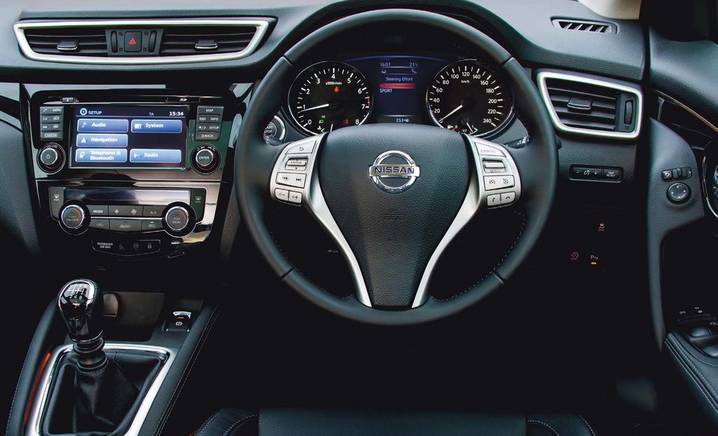 TAKE CONTROL FACE THE FUTURE YOU RE THE MASTER OF YOUR FATE and the Nissan QASHQAI ensures total control is always at your fingertips, with