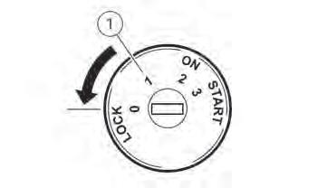 IGNITION SWITCH (where fitted) j1 OFF WARNING NSD477 Never remove the key or turn the ignition switch to the LOCK position while driving.