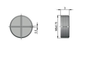 Mounting plate type 6541A Mounting disk type 6550A Mounting disk type 6551A Connecting cables Type Coat Sensitivity detection 1041A Plastic with and without Bending radius [mm] (*bundled) 12