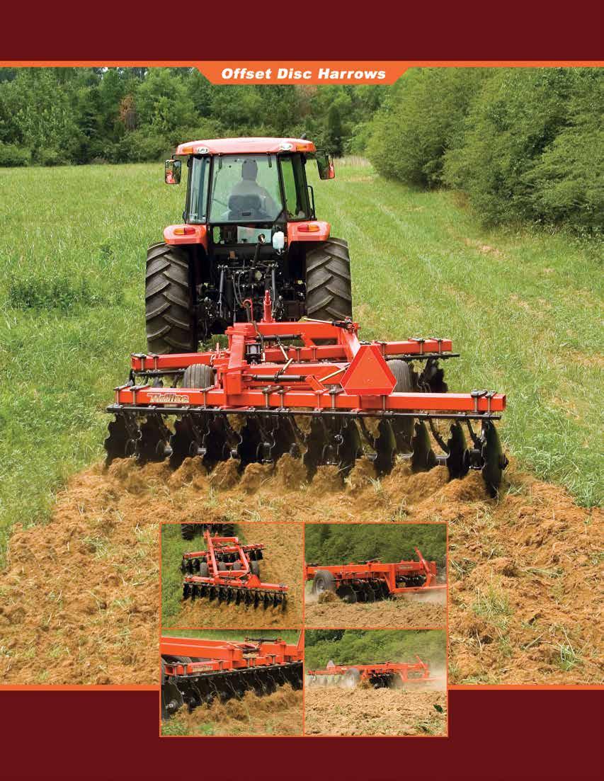 Tufline offers its Offset Disc Harrows in three full series.