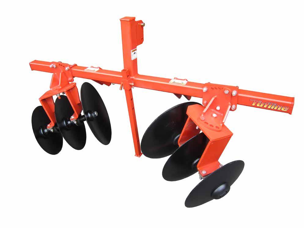 ROW DISC BEDDER RD Series 1 And 3 Row Bedder Designed for 15 to 50 horsepower