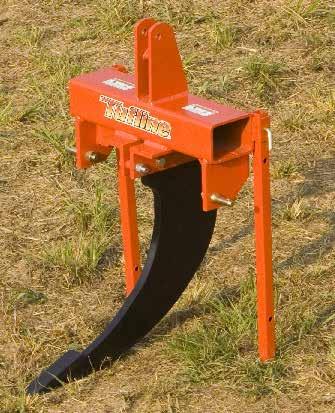 SUBSOILERS One, Two and Three Shank Subsoiler Designed for 30 to130 horsepower tractors 24, 28 and 32 x 1 1/4 Hi-strength shanks One and Two shank models: Single bar - 7 x 5 tube frame