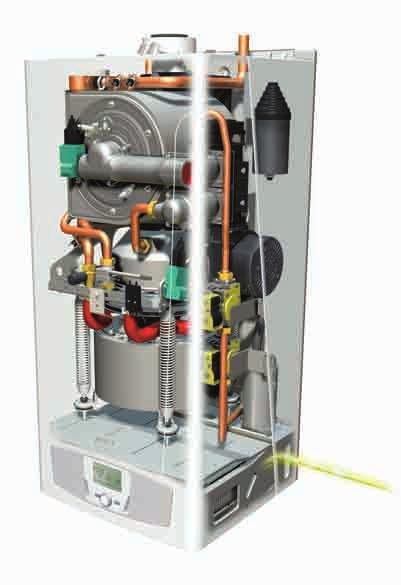 Technology The new boiler that uses proven technology Whilst it s true that the Baxi Ecogen is the first widely available wall-hung domestic micro-chp boiler in the UK, the actual thinking behind it