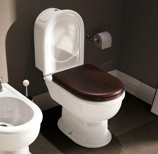 3012 + 3014 Monoblock wc with floor (S) trap + cistern to suit monoblock wc Seat&cover with chrom or gold hinges (07/C - 07/O) Soft-close seat&cover with chrom or gold hinges (07/CR - 07/OR) Solid