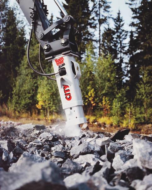 Many standard features and options to choose from: Sandvik, AR Series and Hy-Ram Hydraulic Breakers Allied hydraulic breakers are built to do the toughest jobs and engineered for dependability and