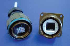The protected connectors have the same physical envelope as their standard counterparts, and do not require special mounting or terminating techniques.