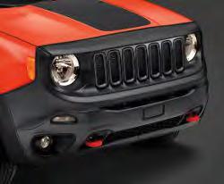 3 Cherokee 2018 2014 B Front End Cover, Black with Jeep brand logo. Will fit vehicles with or 82213882 0.3 without front license plate.