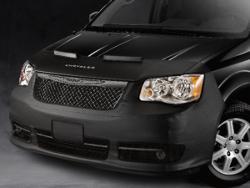 Exterior ccessories Covers - Front End Cover B Town & Country 2016 2011 Front End Cover, vinyl with Chrysler brand Wing logo. ccommodates 82212692 0.
