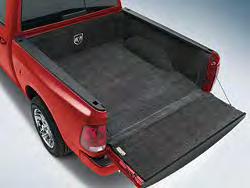 Exterior ccessories Bed Protection - Bed Liner, Under-the-Rail B C Representative vehicle/color/style shown 1500, 2500 HD, 3500 HD 2018 2013 This innovative and unique truck bed liner looks and feels