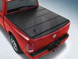 Exterior ccessories Tonneau Covers - Folding D E F G H I 1500 2018 2009 Black, Premium Fabric, Tri-fold, Tonneau Cover for Ram Trucks equipped 82211272F 0.2 with 5.7` beds.