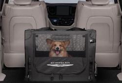 Interior ccessories Storage - Pet Kennel B Pacifica 2018 2017,B The soft-sided Pet Kennel is light weight and has two pockets, three doors, a carrying handle, and tie-down straps to help prevent