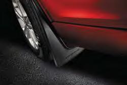 Exterior ccessories Splash Guards - Deluxe Molded Splash Guards Deluxe Molded Splash Guards provide excellent lower body protection and accent the vehicle styling.