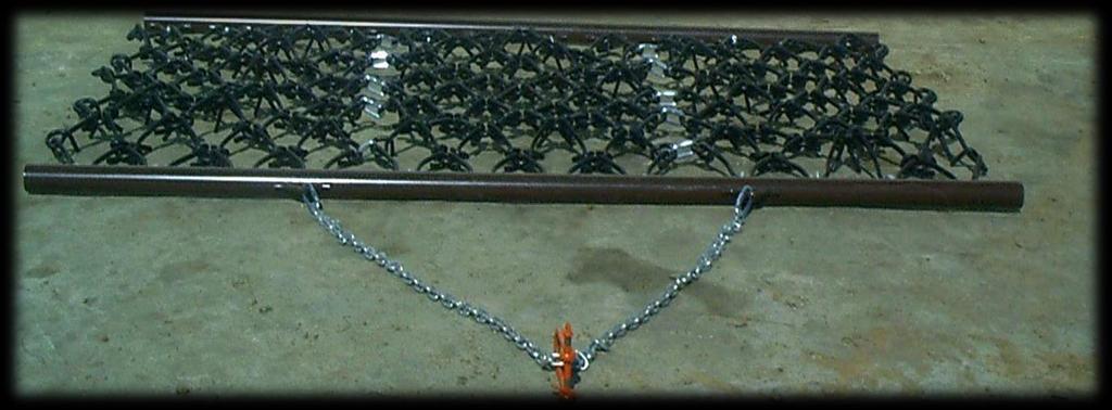 (979) 830-0176 1-800-880-0313 CHAIN HARROWS With Flexible 2 way design. Front and Back Pull Bars 2" x 7/8" Wall Pipe.