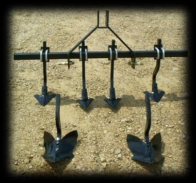 Tool Bar Package 2" X 6' Tool Bar W/ 4 Clamps 2-12" Bedders on