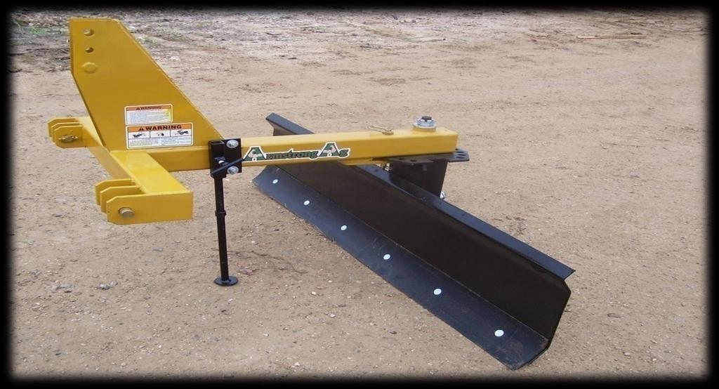 (979) 830-0176 1-800-880-0313 3PT. REAR ANGLE BLADE RA4 RA5 RA6 MODEL WIDTH 3-PT HITCH HP Rating Approx Weight Rear Angle Blades are reversible for use in dragging and pushing.