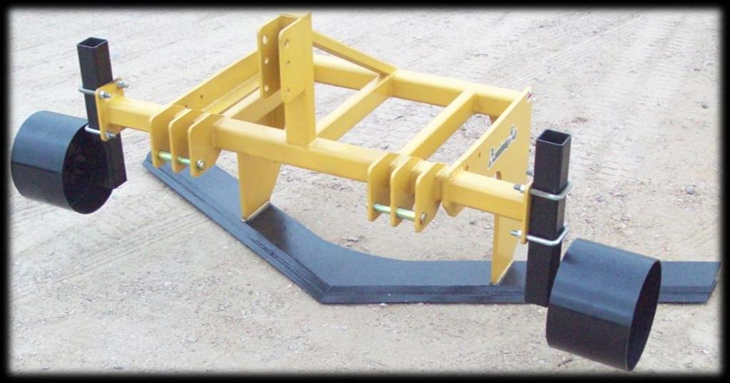 HEAVY DUTY ROOT PLOW 5' - 10' Widths Recommended 15 HP per Foot Category II & III Quick Hitch Compatible Steel Guage