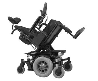 H. Power Tilt (Standard Operating Instructions) 1-866-!!! Make sure the wheelchair is on a level surface before proceeding with tilt mode.