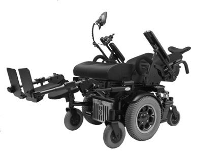K. Power Recline (Std. Operating Instructions)!!! Make sure the wheelchair is on a level surface before proceeding with recline mode.