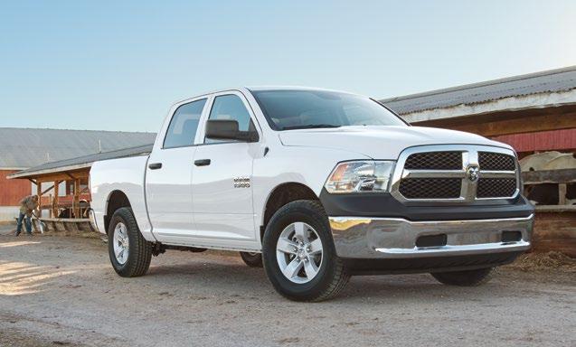 steel crossmembers, and exceptional power steering technology is suspension engineering that sets Ram far apart.