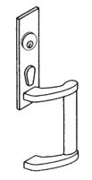 14.05.ED7000.Nov2014:CRPB 2014 9/9/14 2:15 PM Page 282 Narrow Stile Crossbar Exit Devices ED7000 Series ED7400 Surface Vertical Rod Trim Cylinder is not included.