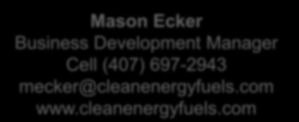 mecker@cleanenergyfuels.com www.