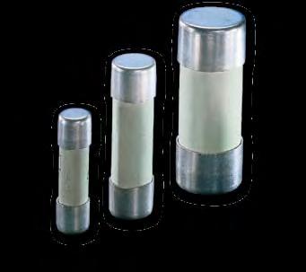 Cylindrical Fuses 500 Volts 0.5-100 Amperes Littelfuse fast acting (gl-gg) fuses are used for the protection of cables against short-circuits. Time-lag (am) fuses are used for protection of motors.