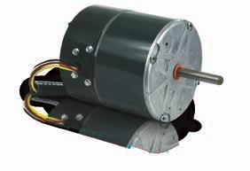 These applications include motors used with direct-drive fan propellers (axial fan blades) in A/C or Heat Pump systems (including split or package systems).