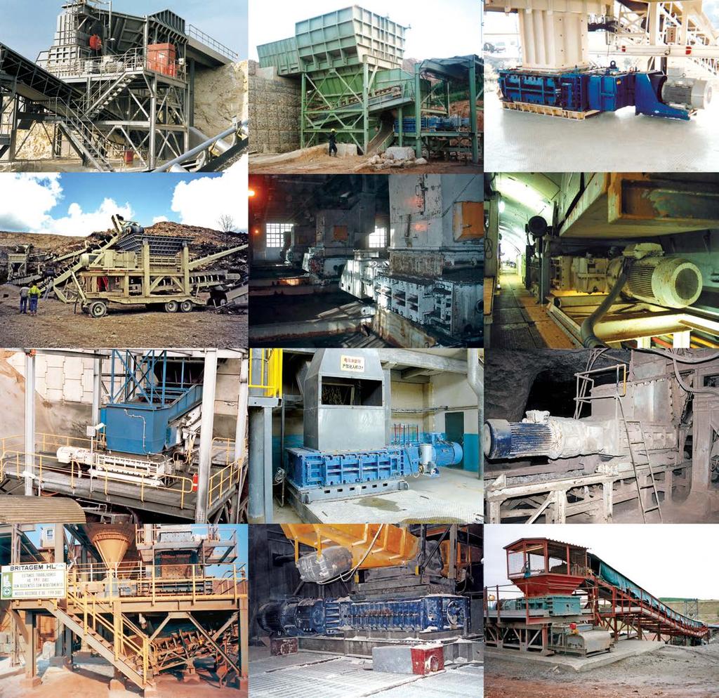 The MMD 500 Series Twin-Shaft Sizer Limestone Denmark In: 800mm Out: -150mm Capacity: 450TPH Quartzite Ghana In: 500mm Out: -100mm Capacity: 300TPH Lignite Spain In: 180mm Out: -30mm