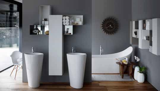PALOMBA COLLECTION DESIGN BY LUDOVICA+ROBERTO PALOMBA Ludovica+Roberto Palomba are famed for their unconventional bathroom, kitchen and living area designs, having shot to stardom in the Italian