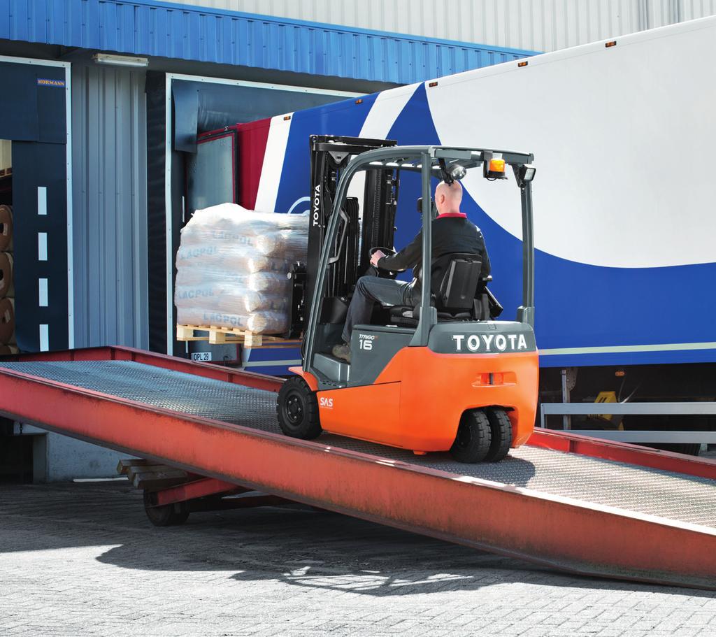 protecting the operator and load when driving, turning and lifting, SAS provides advanced technology increasing safety in the workplace and improving productivity.