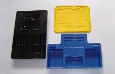 clamshells, tri-folds, trays and tubs, trapped blisters, 2-part blisters, inserts, etc.