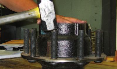 Installation If a cup driver and a press are available, they are the best tools to use to install bearing cups. If a press is not available, impact on a cup driver is acceptable. (Image D) Use a 0.