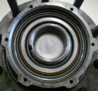 While the unitized hub offers reduced maintenance (the bearing cannot be adjusted or relubed), it still requires regular