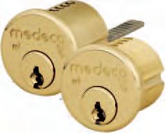 Rim & Mortise Cylinders Upgrade your existing hardware The easiest and most effective security enhancement you can make is to upgrade your existing hardware with Medeco premium high security rim or
