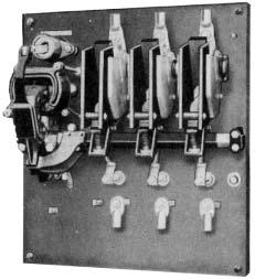 The Type F contactor was replaced by the DE-ION contactor which featured the Westinghouse trademark DE-ION arc quenching.