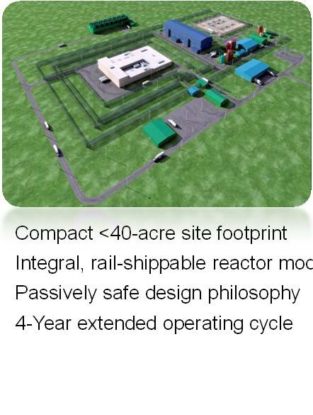 Steam Supply System (NSSS) components, reducing manufacturing costs and streamlining construction.