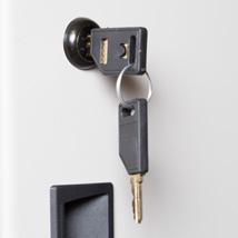 Closedloop handle is black powder-coated cast aluminium, and protrudes approximately 2.