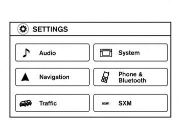 LHA2773 HOW TO USE THE BUTTON For additional information, refer to the separate Navigation System Owner s Manual regarding the SiriusXM Travel Link and SiriusXM Traffic features.