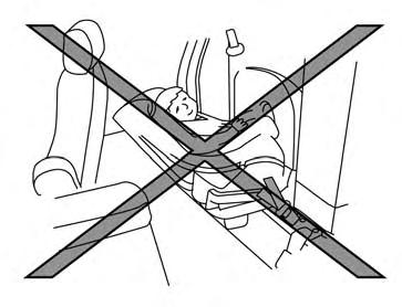 Do not install a child restraint system on the passenger s side jump seat without unfolding the seat extender.