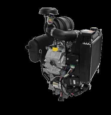 FD851D-DFI / 31.0 HP FD Compression Ratio 9.0:1 (without muffler) Liquid-Cooled V-twin 4-cycle, Digital Fuel Injected, Horizontal Shaft OHV Gasoline Engine 3.07 x 3.