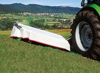 The flotation spring tension is determined by adjusting the main frame height using the tractor s 3 point lift.