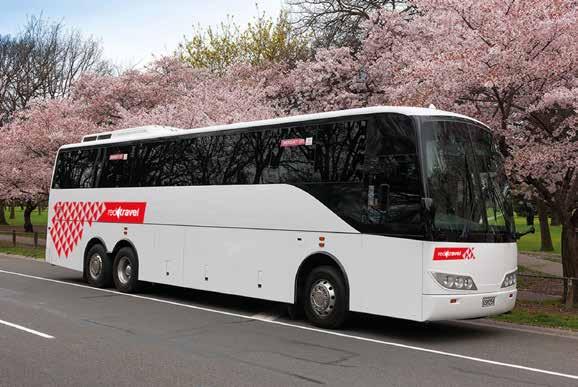 King Long coaches are fully air conditioned, video capable and have an onboard PA system.