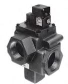 Optional solenoid pilot valvesfor hazardous locations designed to meet UL & CSA standards for division 1, class I, Groups B, C, D and Class II, Groups E, F and G.