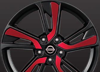 ALLOY WHEELS The ultimate finish: These Nissan Genuine alloy wheels are specially designed and engineered for your JUKE.