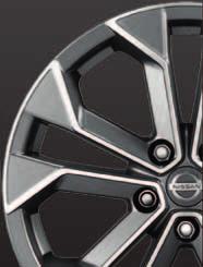 18" alloy wheels with inserts* 16" NISEKO alloy wheel (254) 16" Silver alloy wheel (255) Oppama Orange San Diego Yellow CREATIVE Detroit Red (35) London White (10) San