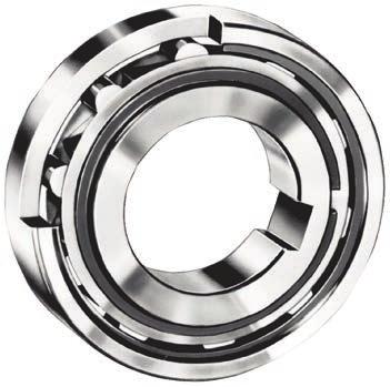 Model AS- Freewheel Clutches The AS model freewheel clutch is a ramp & roller type clutch, non-bearing supported.